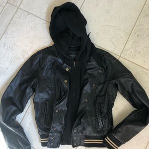 Obey leather jacket
